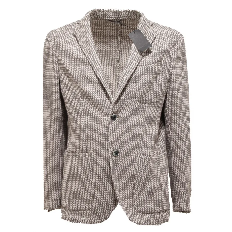 92785 giacca GENIALI COTONE LANA giacche capo spalla uomo jacket men
