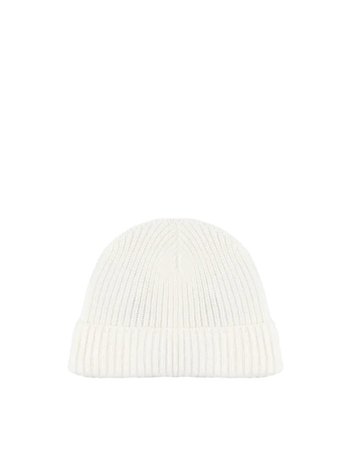 BEANIE CON RISVOLTO A COSTINE