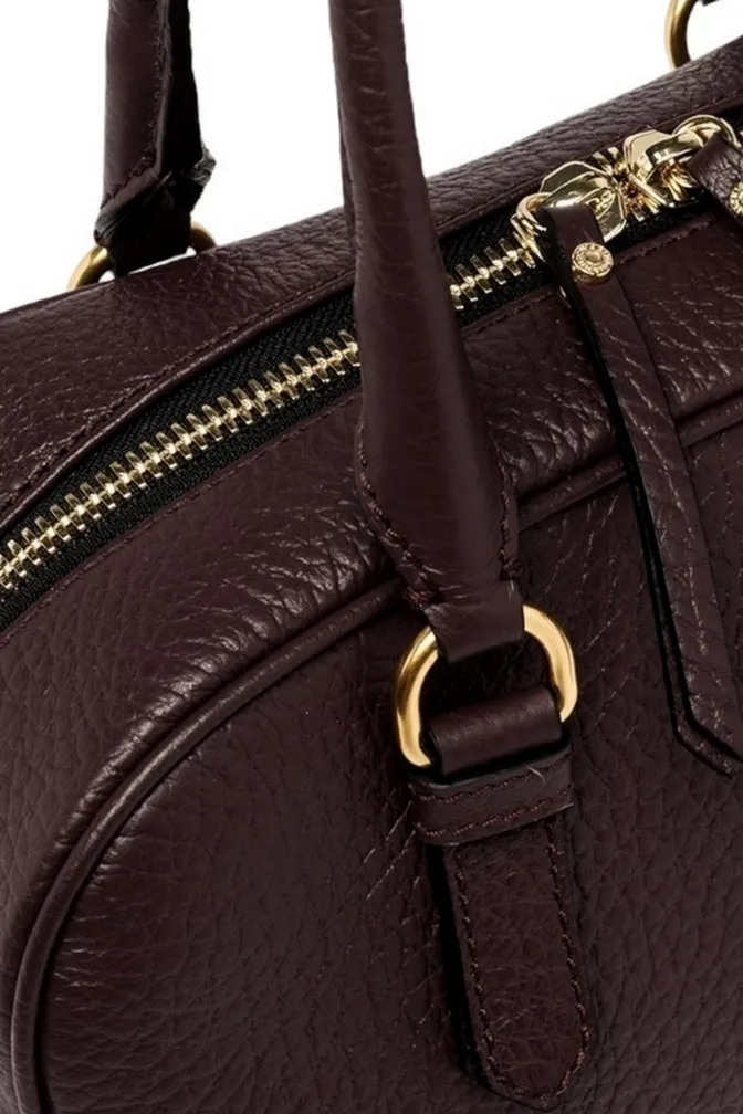 borsa donna in pelle bordeaux