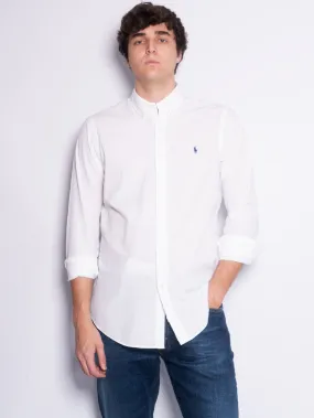 Camicia in Seersucker Bianco