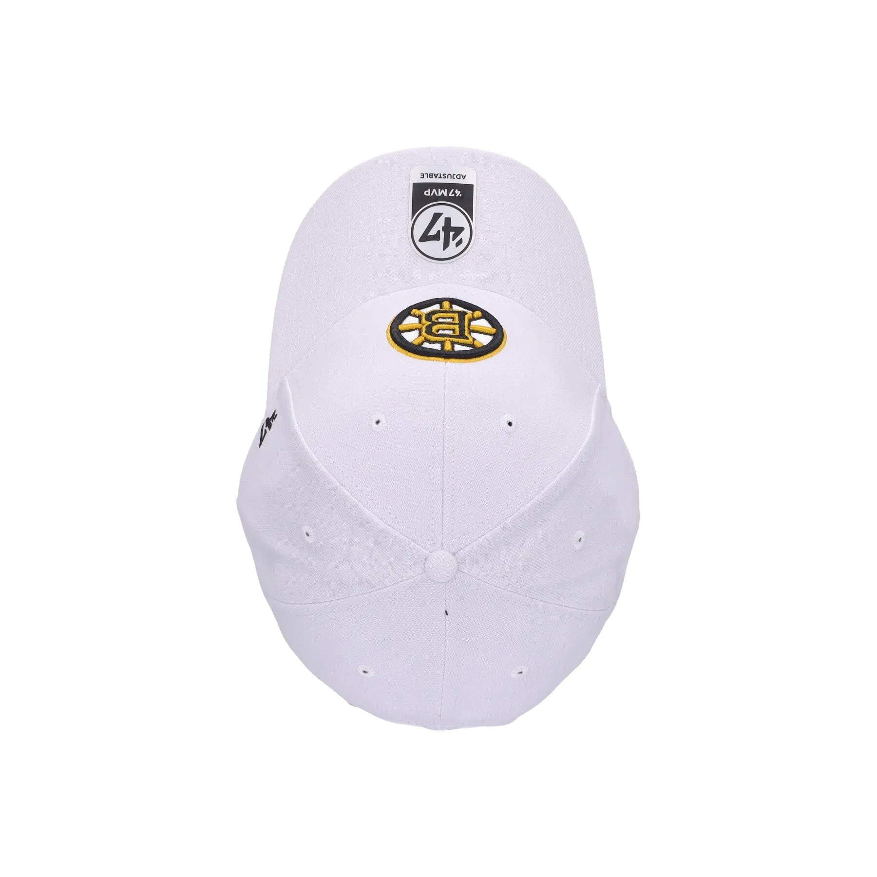 Cappellino Visiera Curva Uomo Nhl Mvp Bosbru White