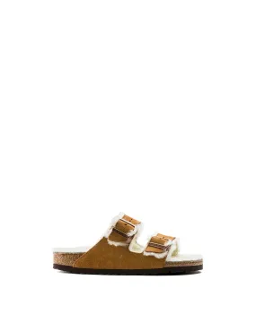 ciabatta fibbie arizona camoscio marrone