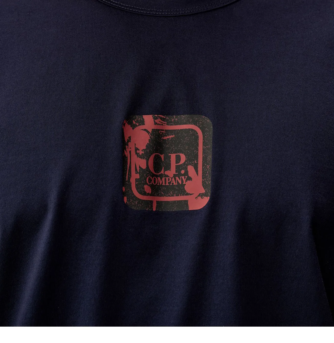 C.P.COMPANY Abbigliamento,T-shirt T-shirt in cotone jersey blu 