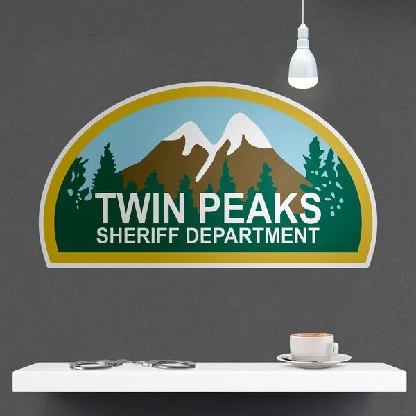 Dipartimento dello sceriffo di Twin Peaks - ADESIVI MURALI