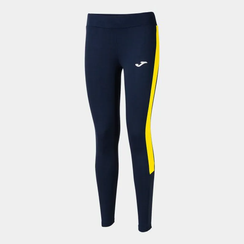 Eco Championship Long Tights Navy Yellow