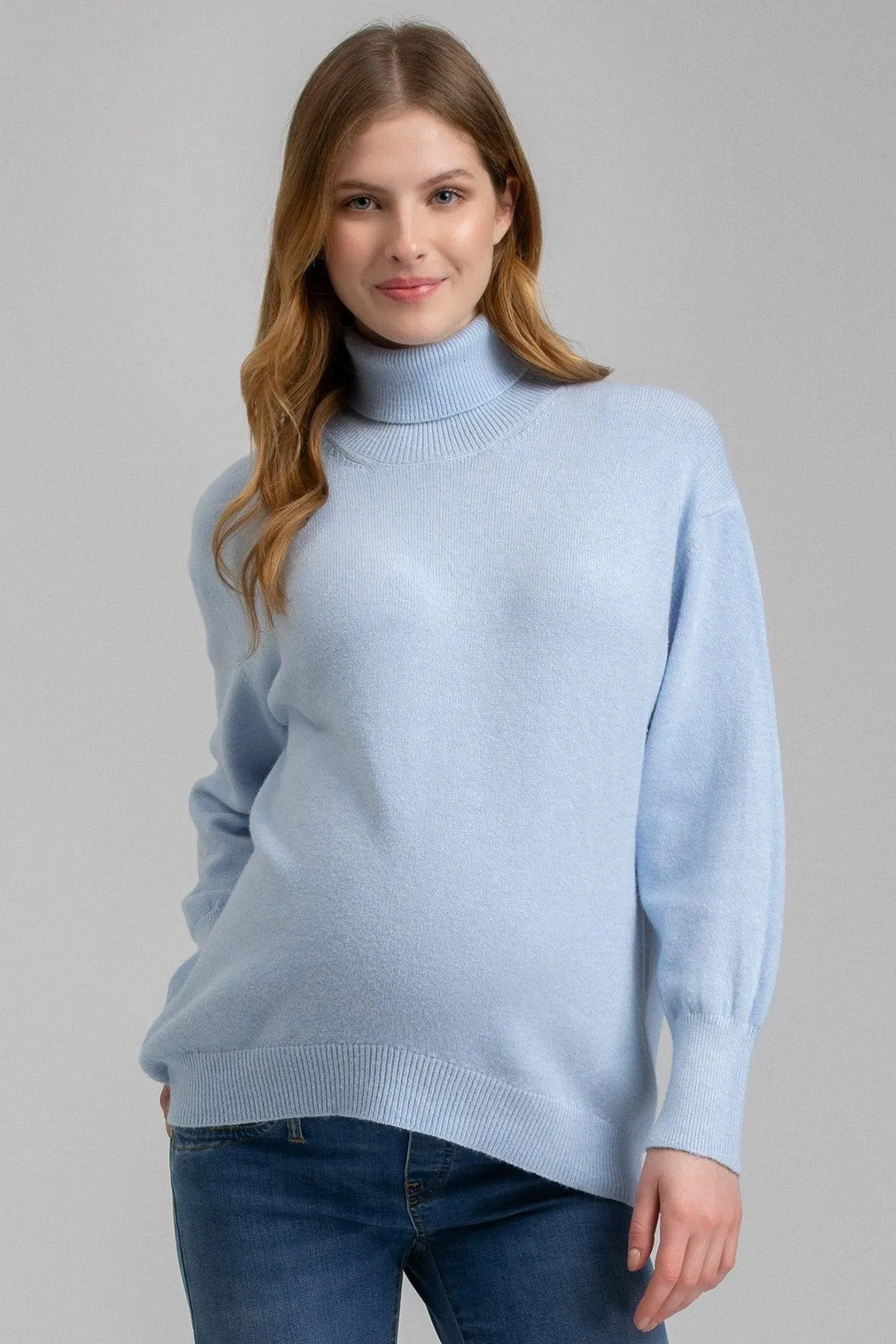 EMERALD | Maglione Premaman Azzurro