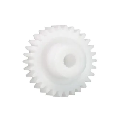 Ingranaggio cilindrico Igus, modulo 2, 50 denti, passo Ø 100mm, semigiunto Ø 30mm, foro Ø 14mm, in Iguform S270