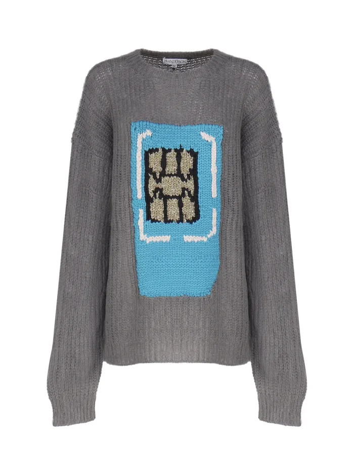 Maglione con motivo sim