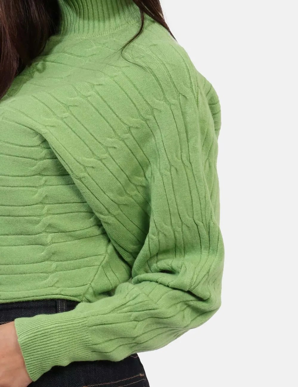Maglione Materica Verde