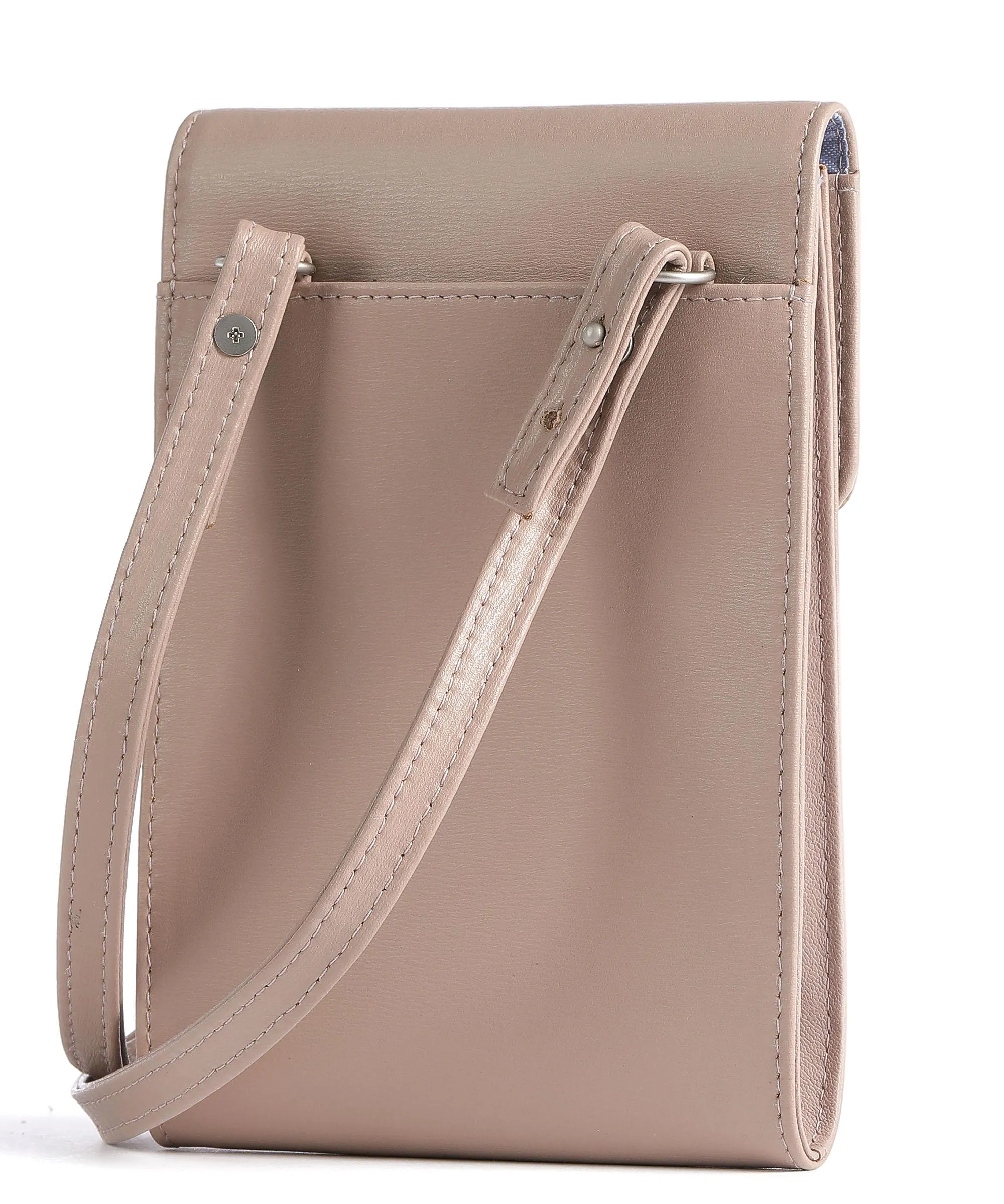  Mandarina Duck Hera 3.0 Borsetta porta cellulare pelle di vacchetta finemente grana rosa antico  