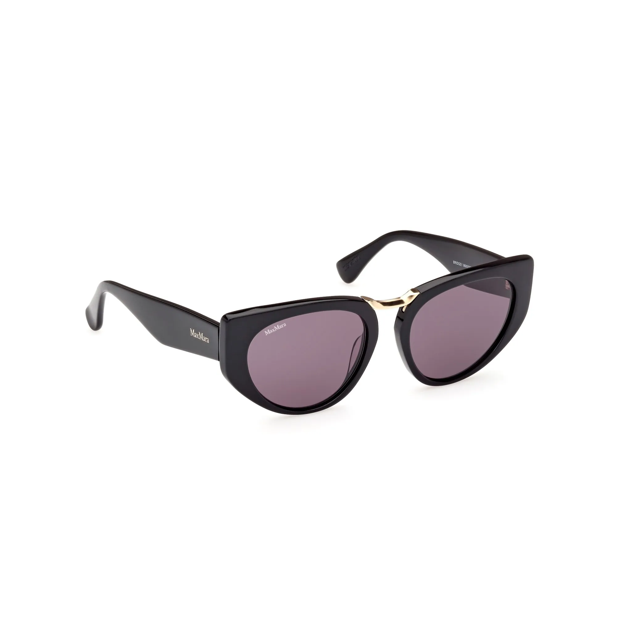   Max Mara MM 0093 - 01A Nero Lucido | Occhiale Da Sole Donna 