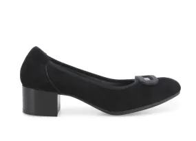 Melluso Decollete donna in camoscio nero x5318w
