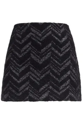 MISSONI Abbigliamento,Gonne Minigonna bouclé con motivo chevron lamé 