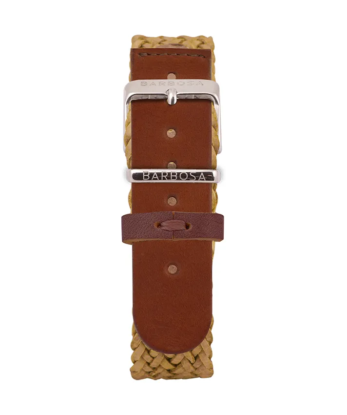 OROLOGIO MOONLIGHT  dm. 36,5 INTRECCIATO MARRONE CHIARO