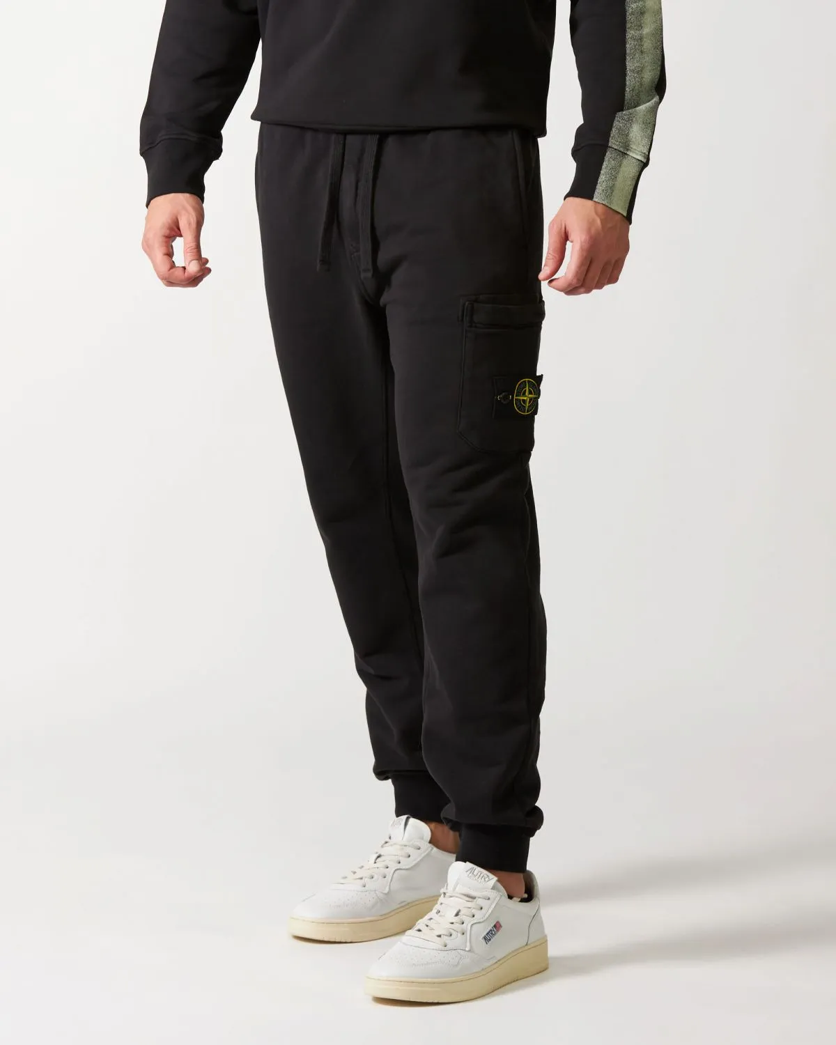 Pantaloni in felpa nero