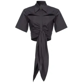 Pinko camicia nera corta