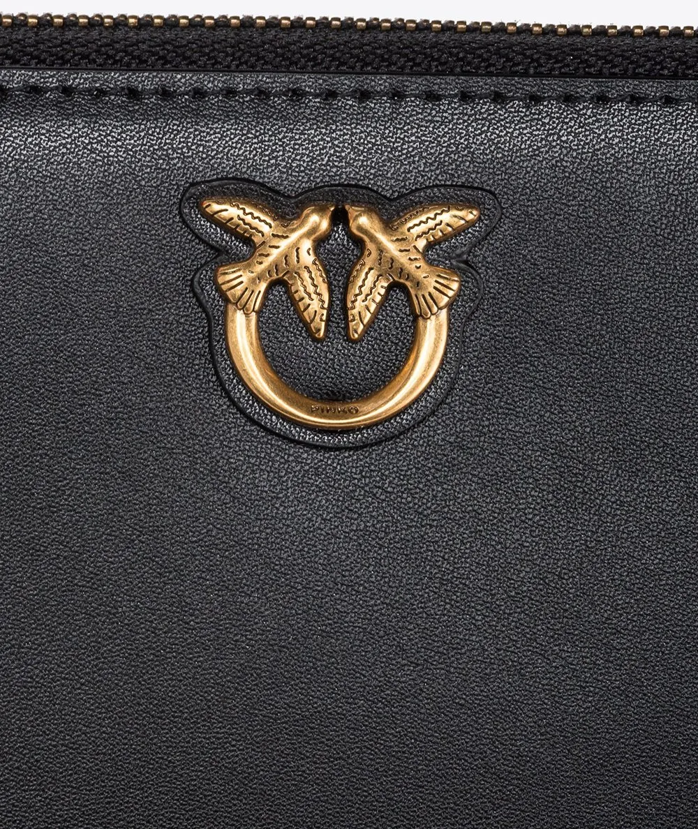 PINKO--Portafoglio zip-around in pelle