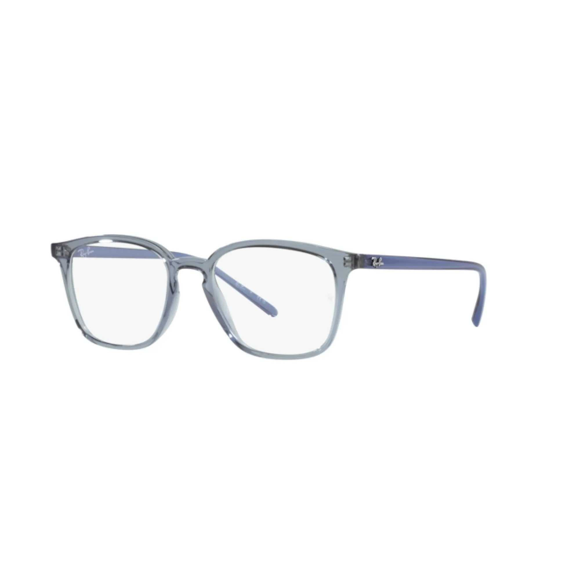   Ray-Ban RX 7185 - 8235 Blu Scuro Trasparente | Occhiale Da Vista Unisex 