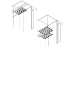 Ripiano ABB PTHS per Schede modulari - System Pro E Power, 519 x 500.5 x 25mm