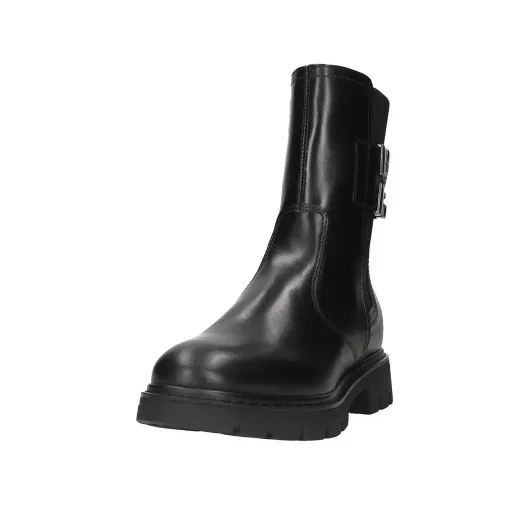 STIVALETTO NERO GIARDINI DONNA CHELSEA IN PELLE GUANTO NERO I411860D100  