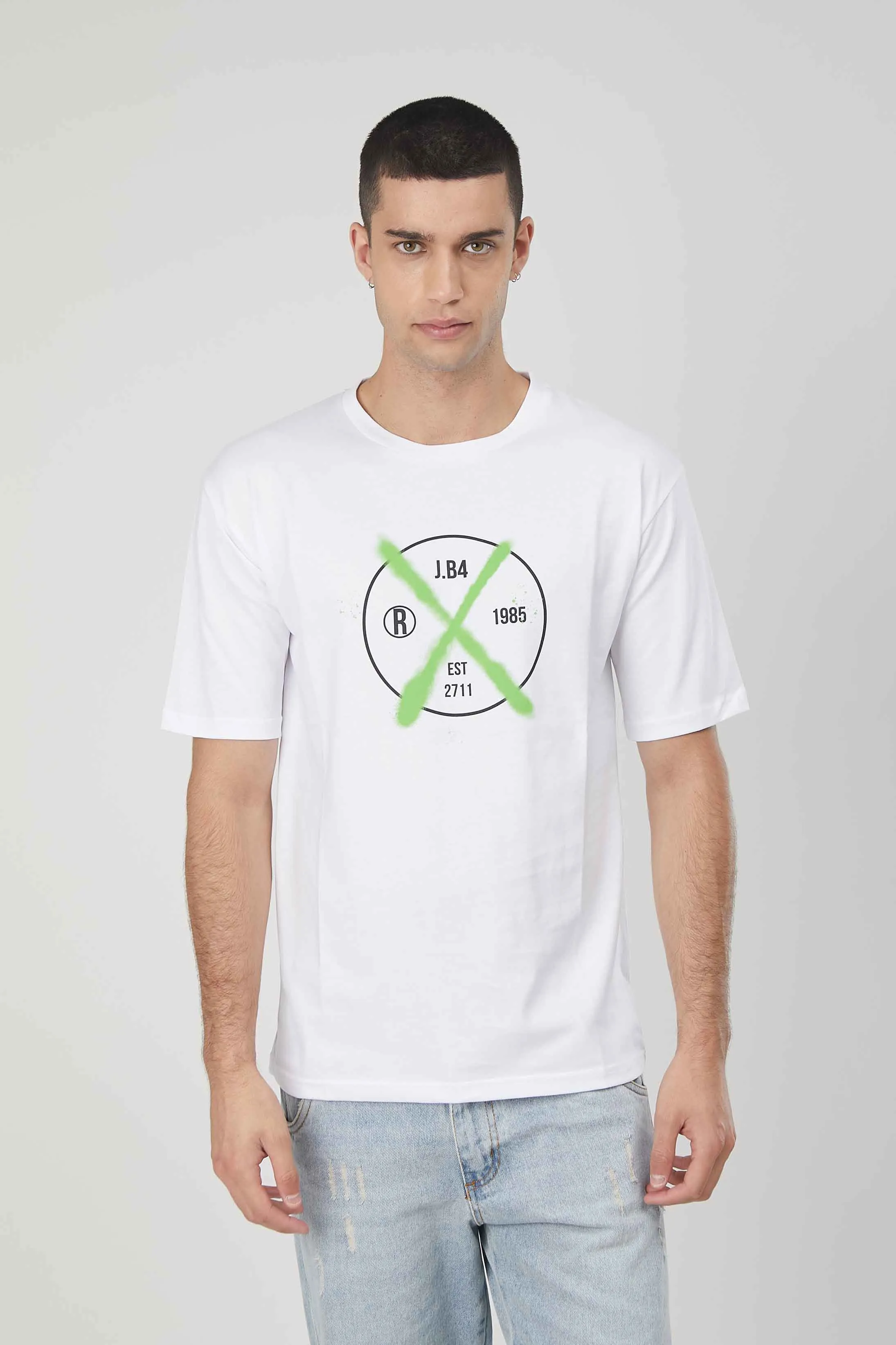 T-SHIRT STAMPA X-SPRAY WHITE