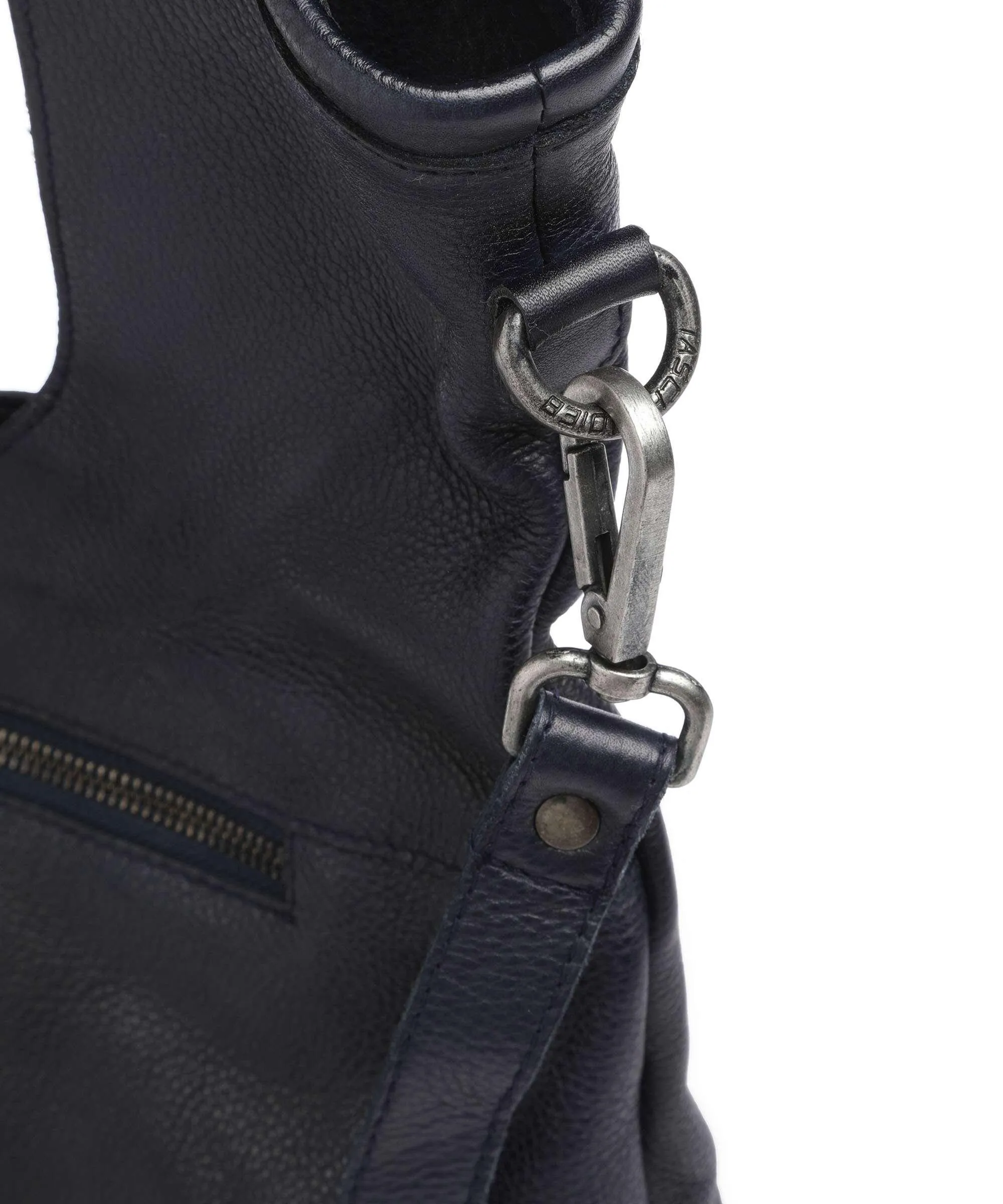  Taschendieb Wien Versöhnungsstraße 2 Borsa shopper pelle di vacchetta grana navy  