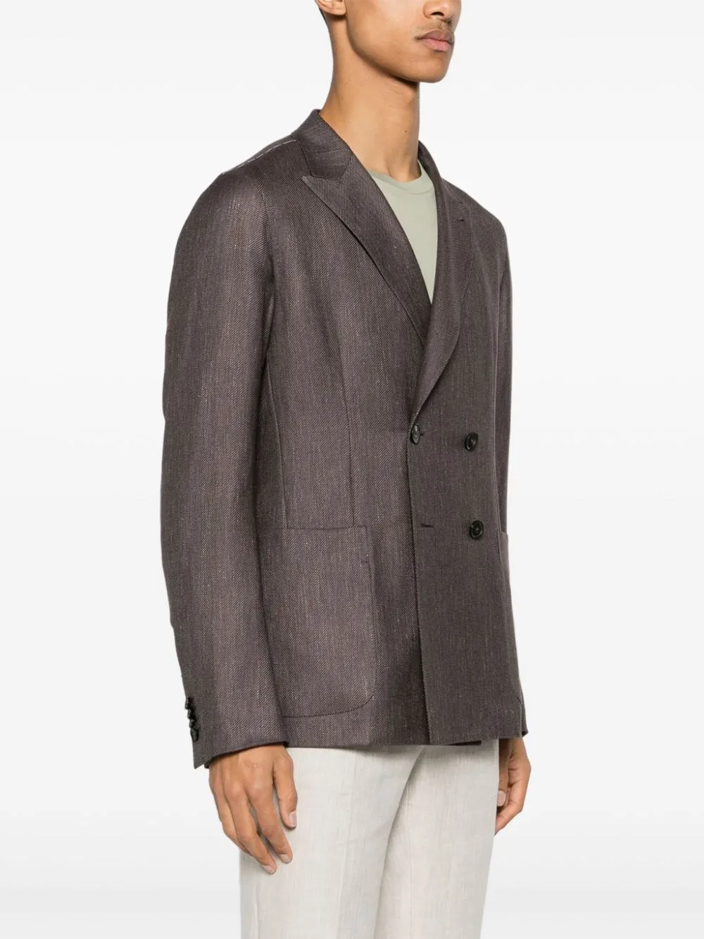   Zegna  Giacca in cashmere e seta  